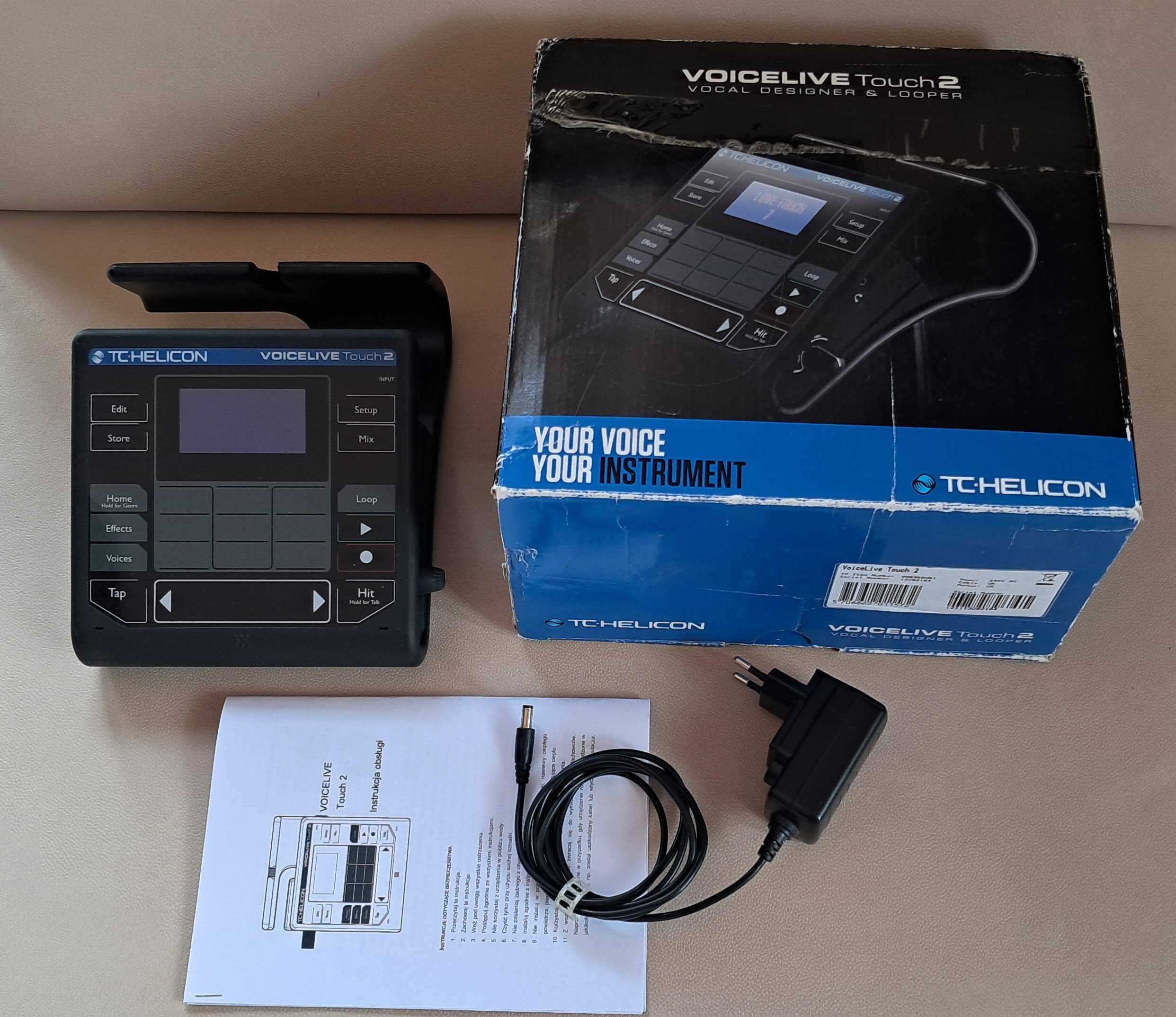 TC Helicon VoiceLive Touch 2, Nowe oprogr., Instrukcja PL, min. użytk.