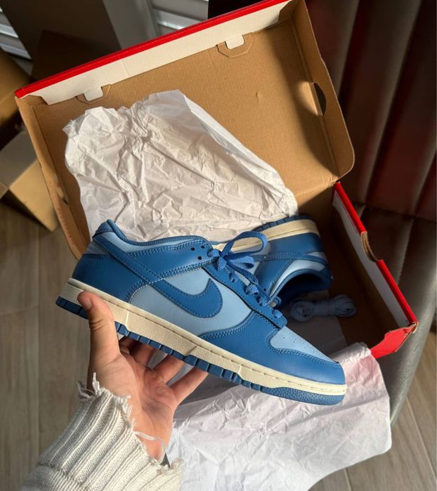 Оригінал кросівки Nike Dunk Low Retro Physic Blue | Данк данки найк