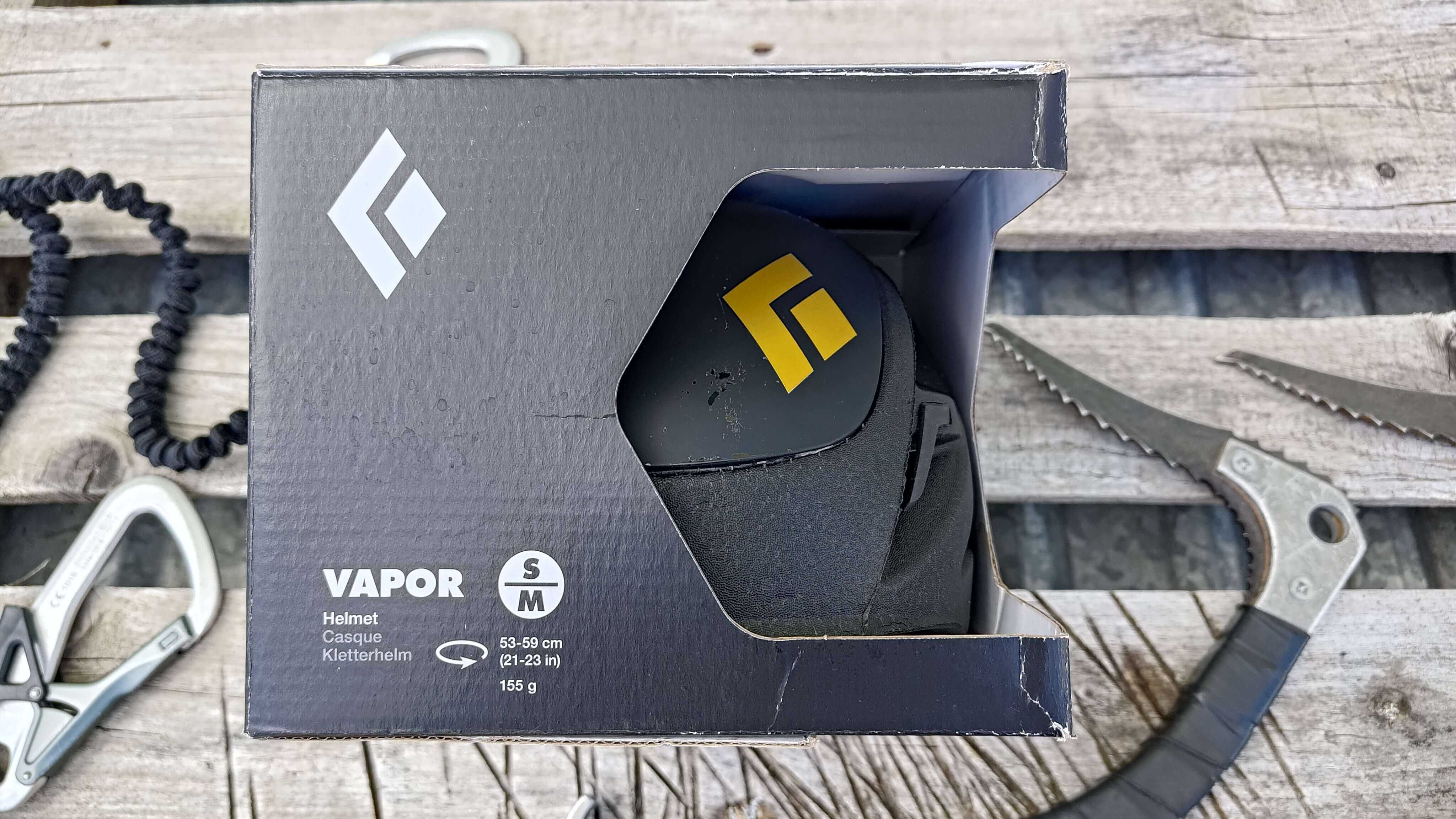 Kask wspinaczkowy Black Diamond Vapor S/M, czarny