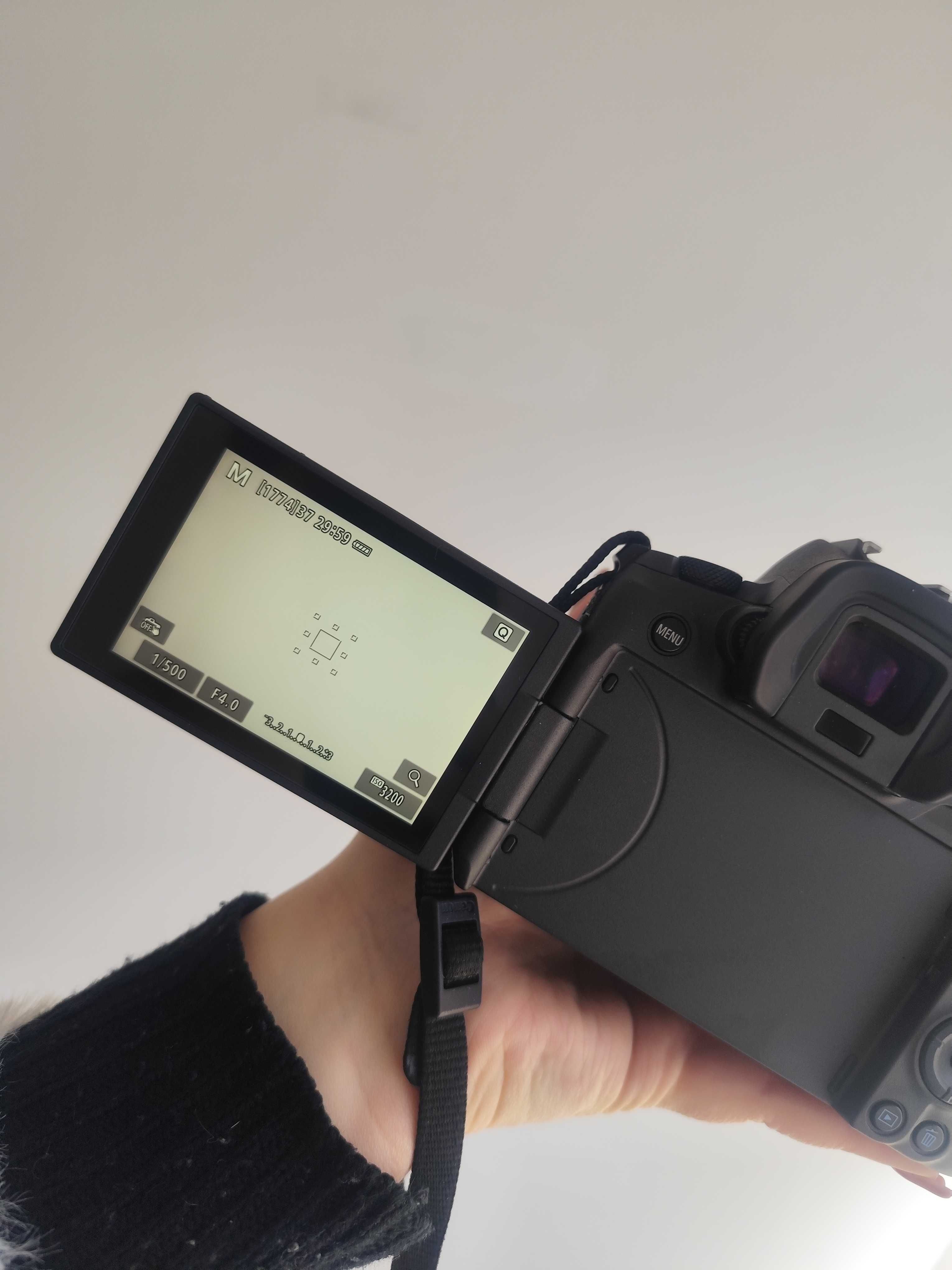 Canon R + objetiva e acessórios