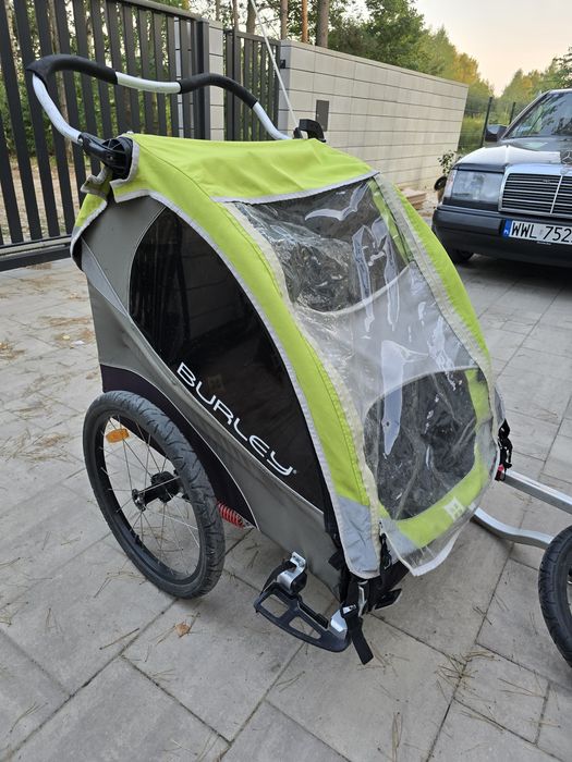 Burley D'lite 2 osobowa przyczepka rowerowa , składana , regulowane op