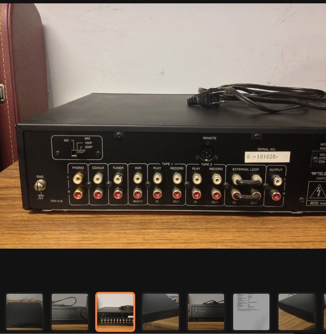 Pre amplificador acoustic research c06