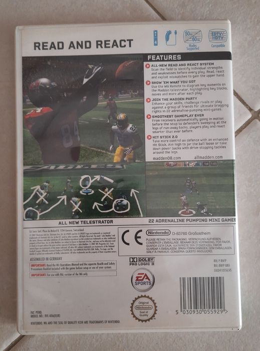 Jogo wii Madden 08