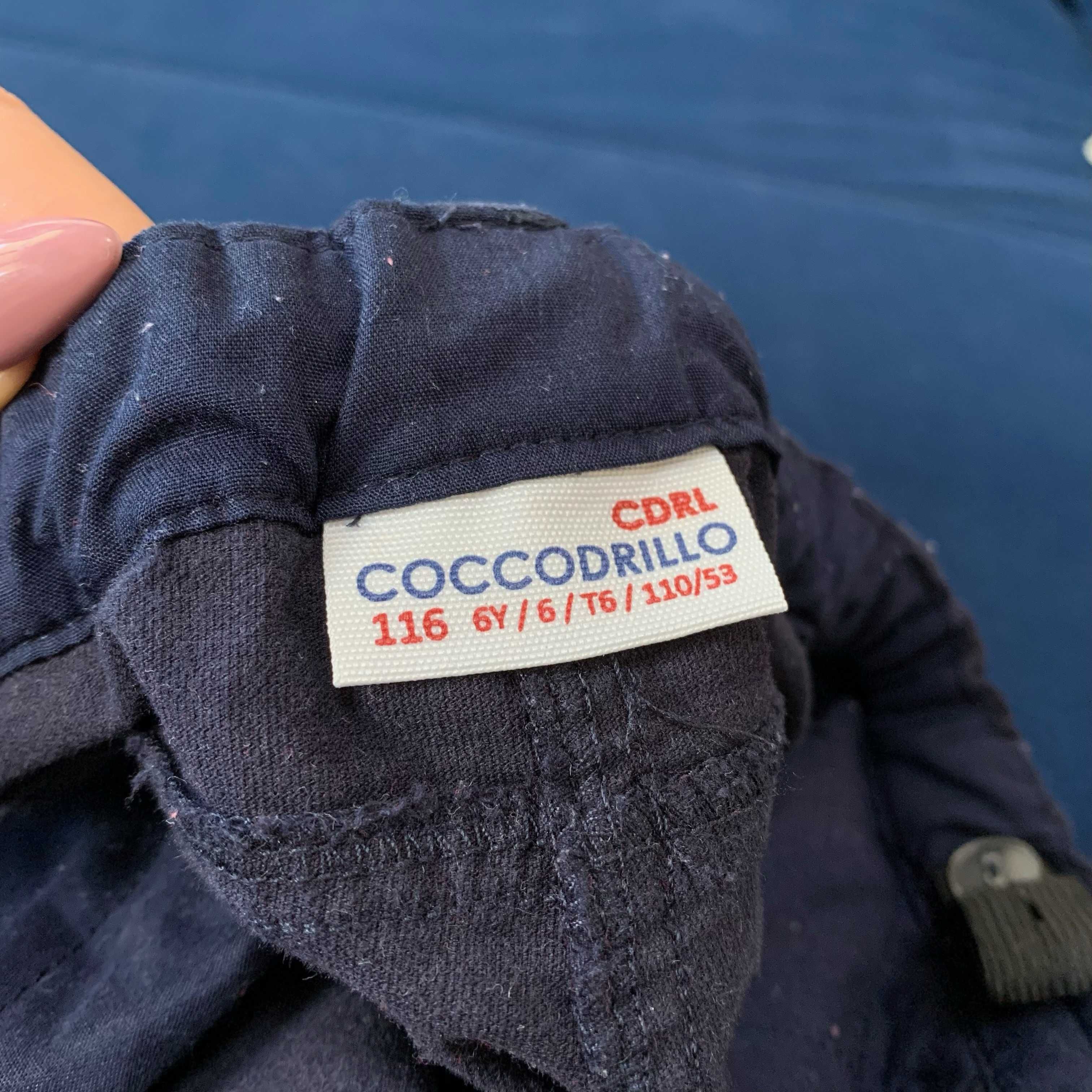 Spodnie dziecięce dla dziewczynki ciepłe Coccodrillo 116cm regulowane