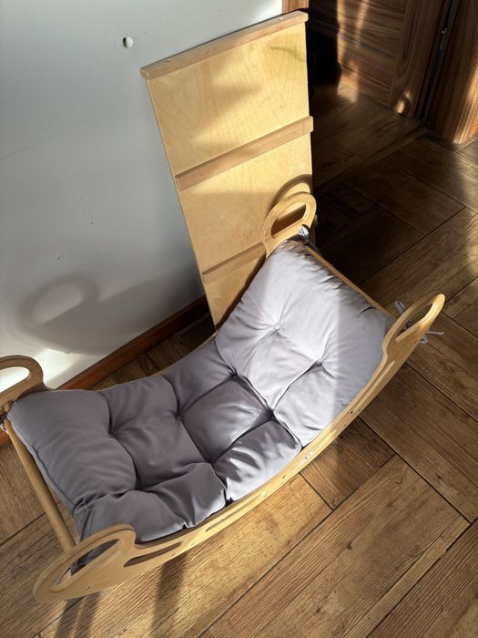 Bujak zjezdzalnia montessori drewniany