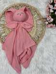 Króliczek bunny , pieluszka muślinowa
