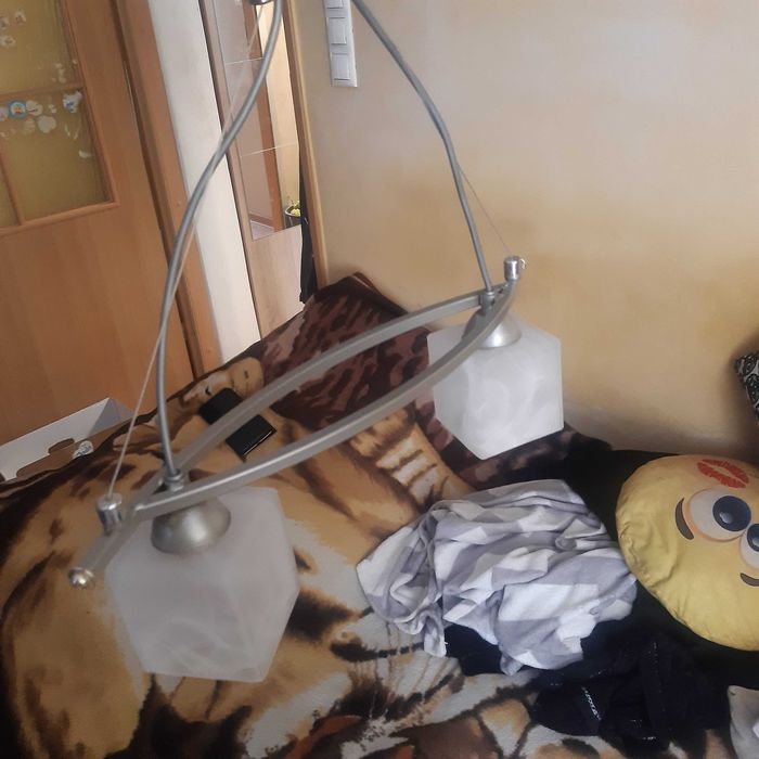 żyrandol 2xe14 solidny