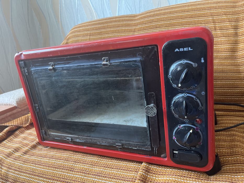 Електропіч Asel AF 33-23 червона