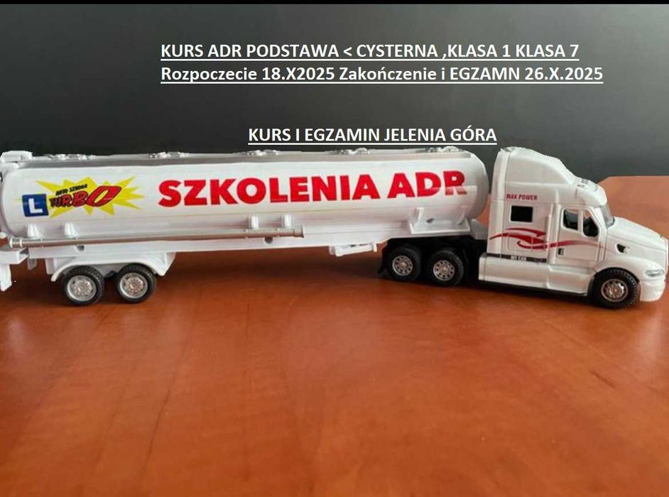 KURS ADR-Przewóz Towarów Niebezpiecznych - Kurs i egzamin Jelenia Góra