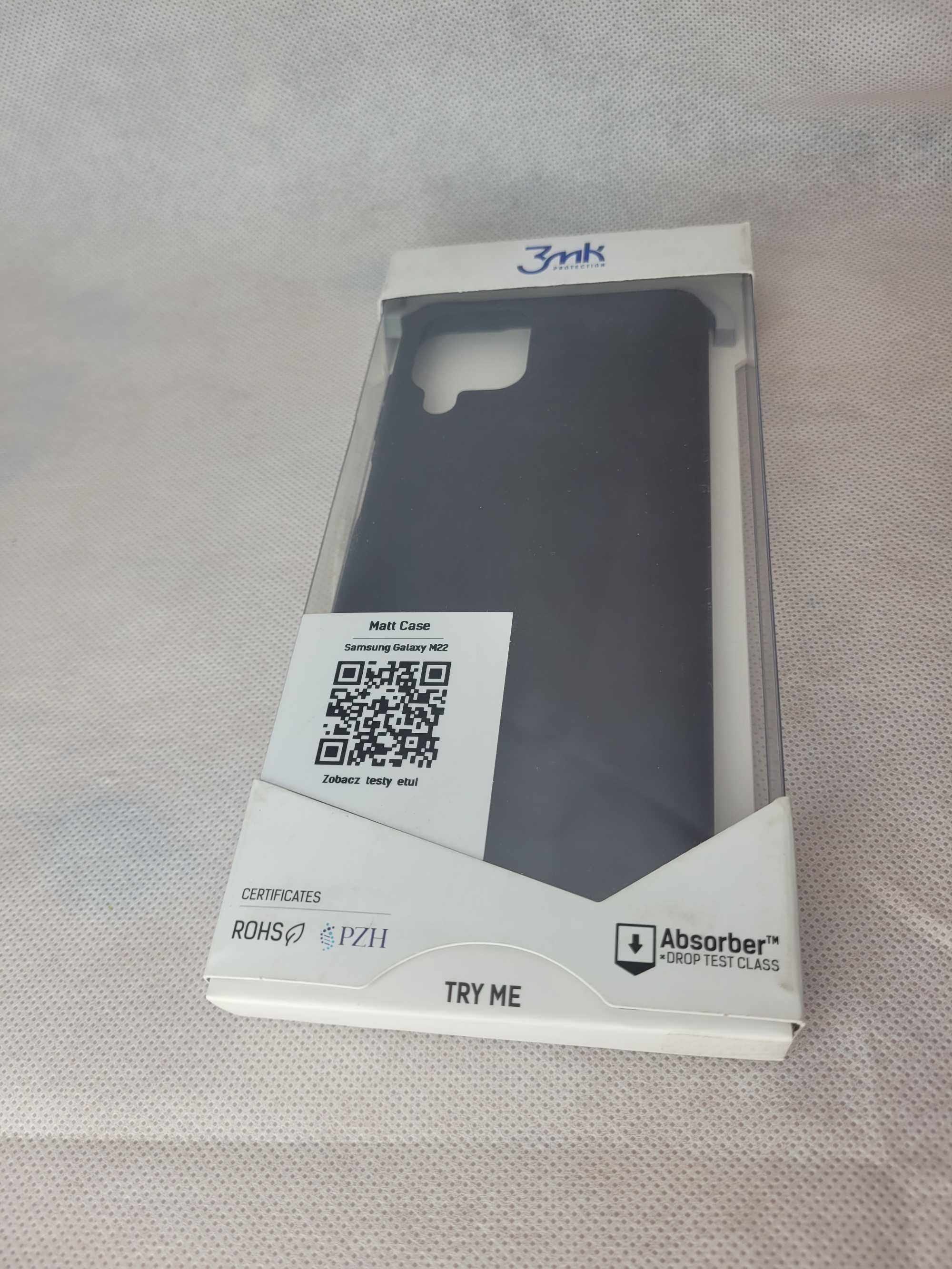 3MK MATOWE Czarne Etui CASE Samsung Galaxy M22 | Sklep FV23