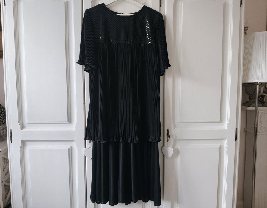 Elegancka sukienka koktajlowa, rozm. XXL