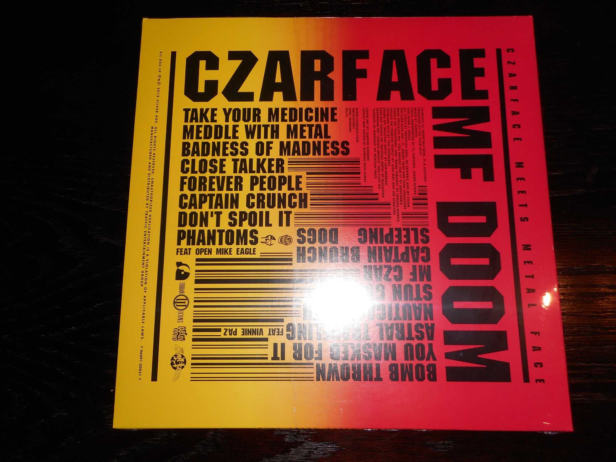 Czarface MF Doom Metal Face płyta winylowa NOWA FOLIA rap HIP-HOP