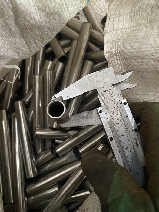Обрізки трубки з нержавійки 10-15 см 15мм