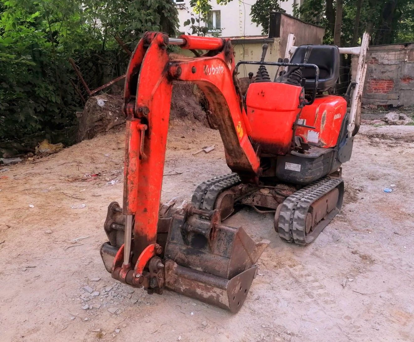 Koparka gąsienicowa Kubota K008 minikoparka