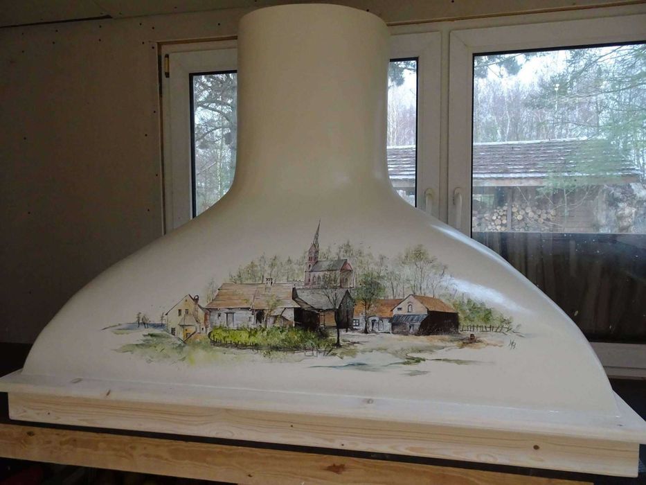 okap kuchenny,okap prowansalski,okap retro,malowany okap,kolorowy okap