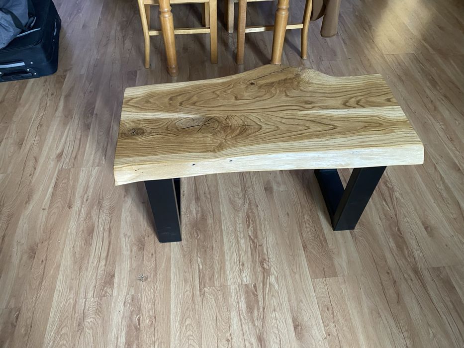 Ławka dębowa solidna 84cm