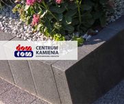 Palisada Hestra obrzeże grafit szara gładka faktura Styl nowoczesny