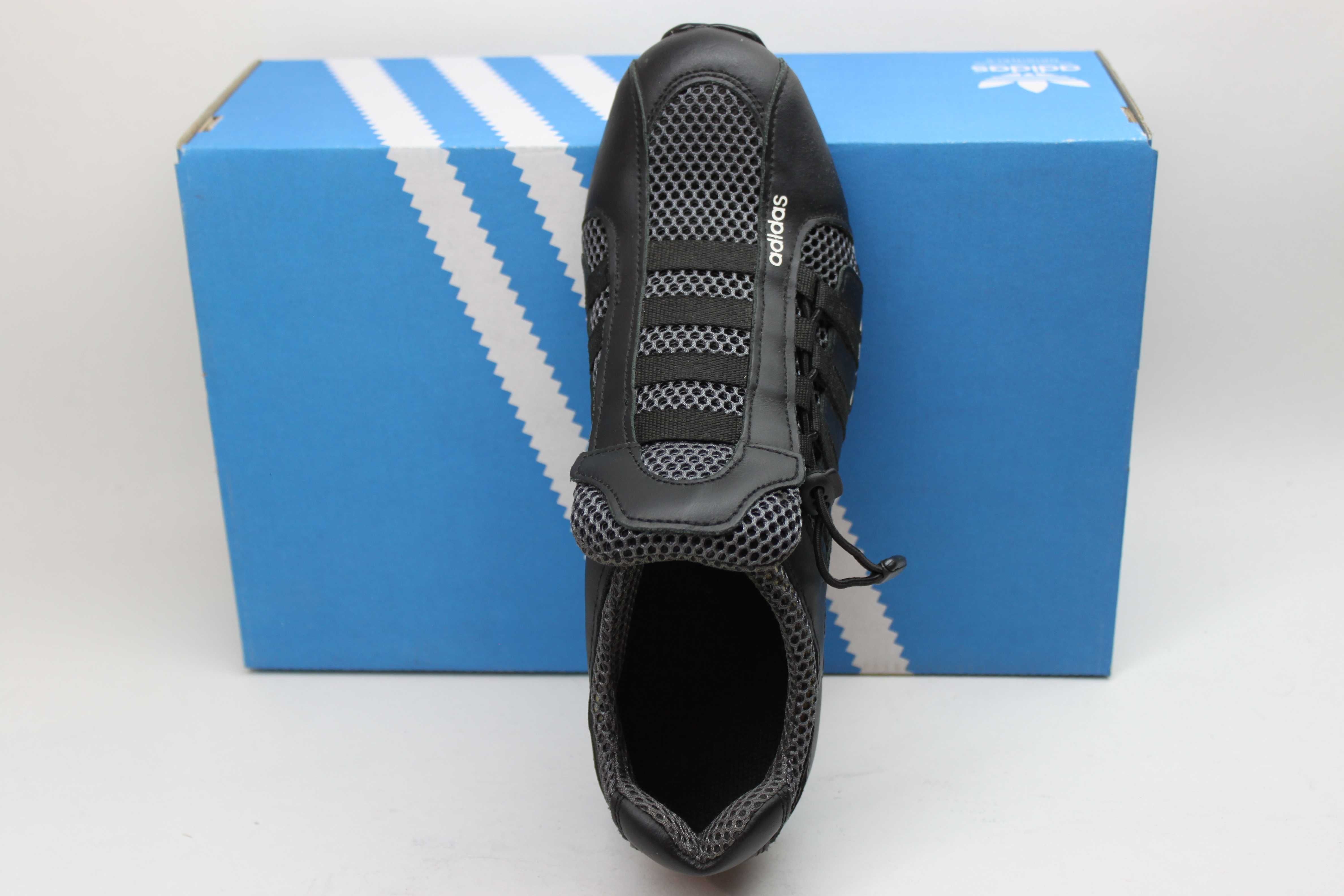 Adidas - черно-серые кроссовки - туфли - кросівки сетка(код151сет.сер)