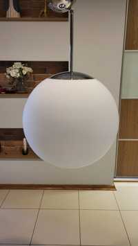 Lampa wisząca kulą średnica 40 cm ze szkła