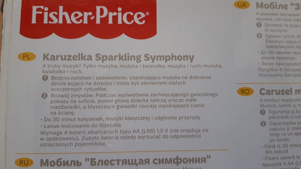 Karuzelka Sparkling Symphony FISHER-PRICE