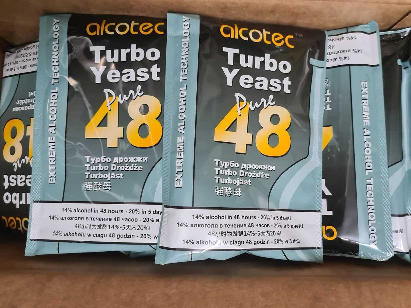 Drożdże Alcotec 48 Turbo Pure 40szt( Karton)