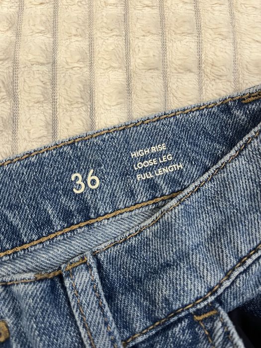 Прямі сині джинси Massimo Dutti