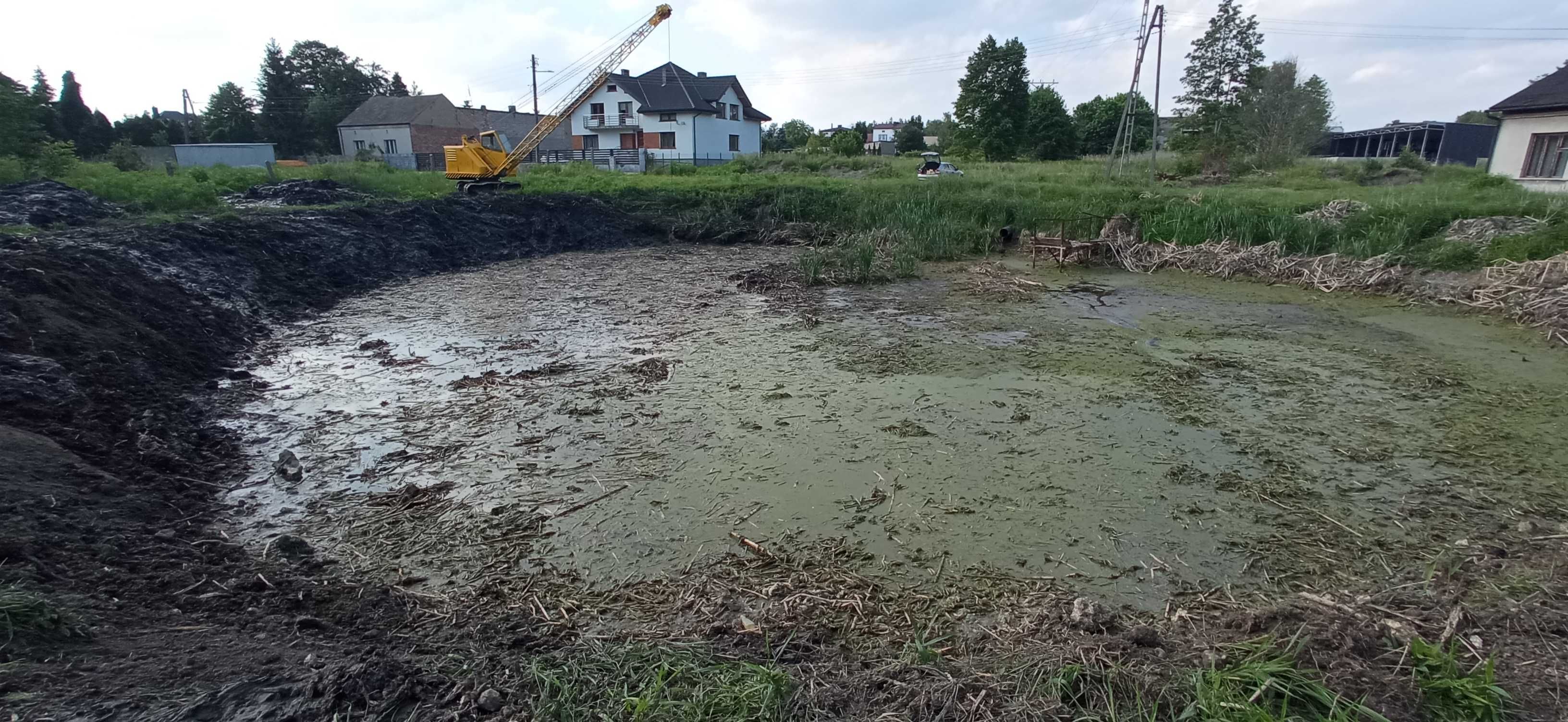 Melioracja, kopanie, czyszczenie, stawy itp.