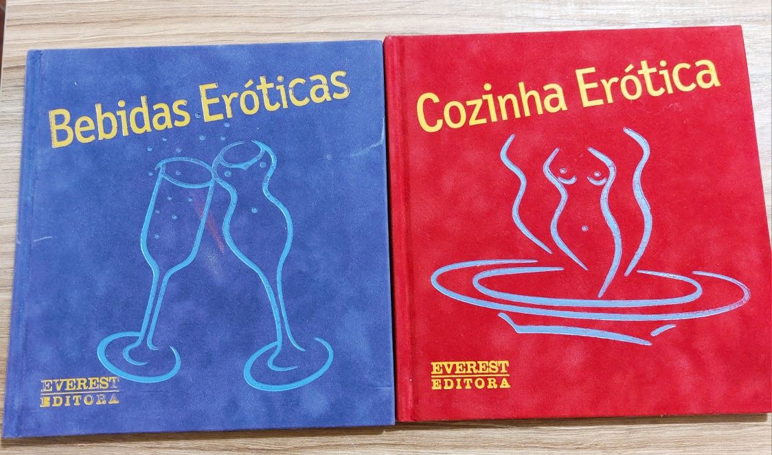 Livros receitas: Bebidas Eróticas e Cozinha Erótica