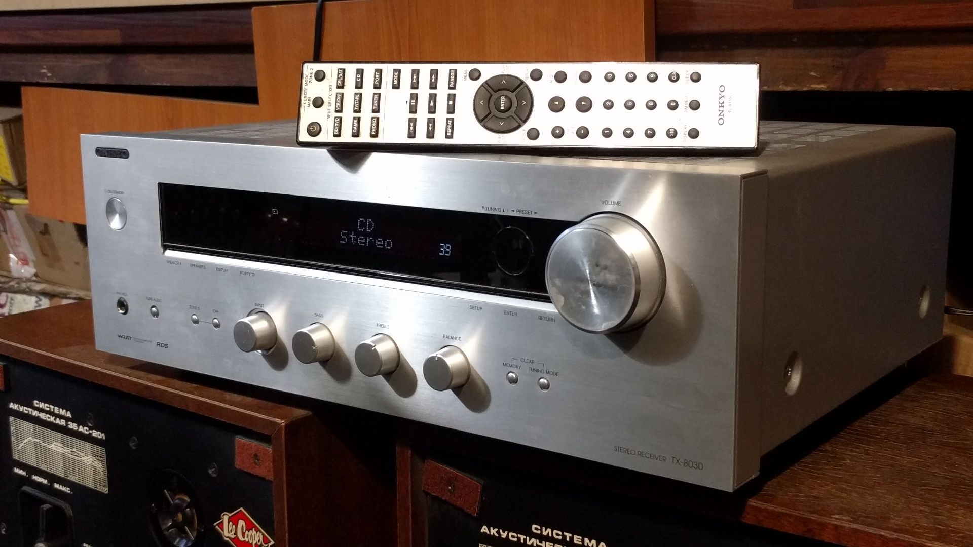 Denon AVR-1909 ресивер, Onkyo TX-8030