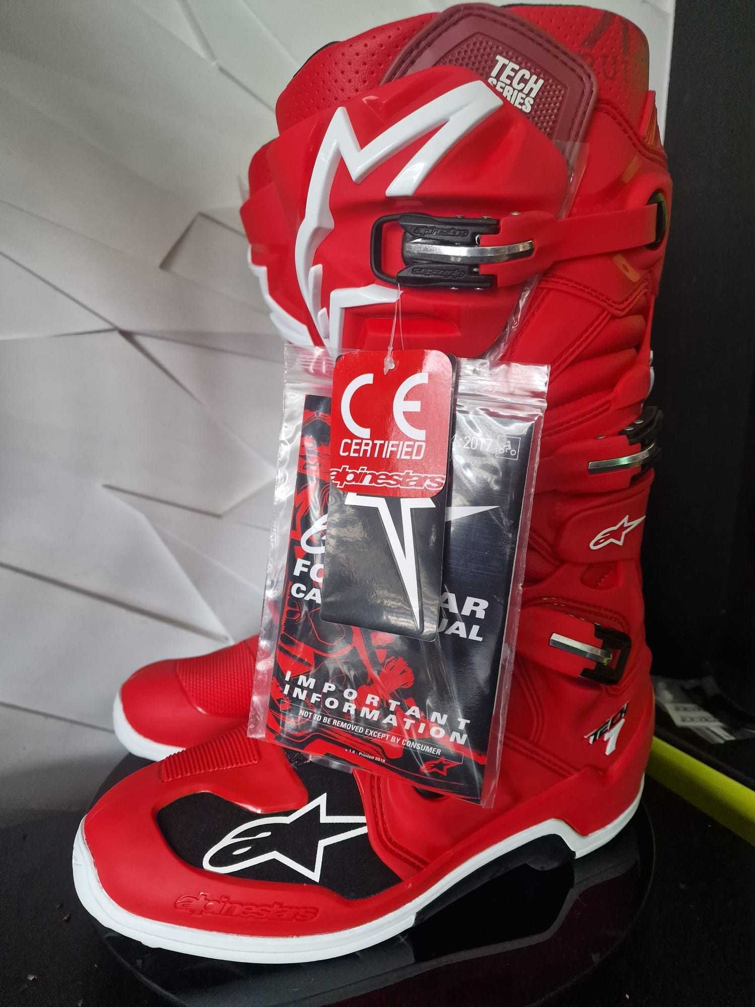 Buty off-road Alpinestars TECH 7 MX '12 Red sklep, raty GRATISY!