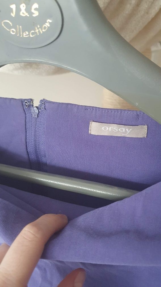 Fioletowa lila ołówkowa spódniczka 38 Orsay