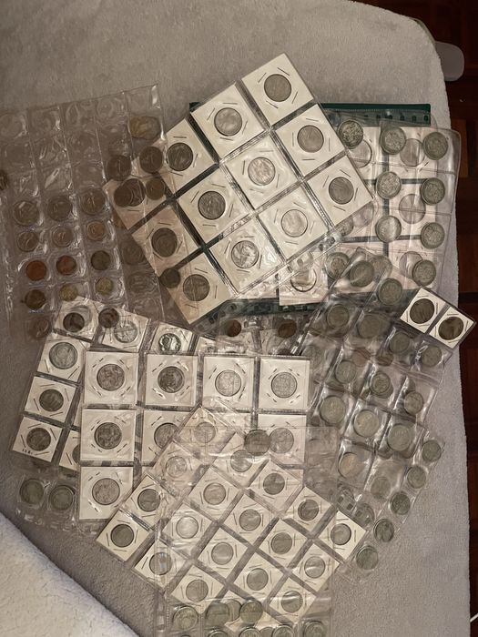 Colecao moedas antigas