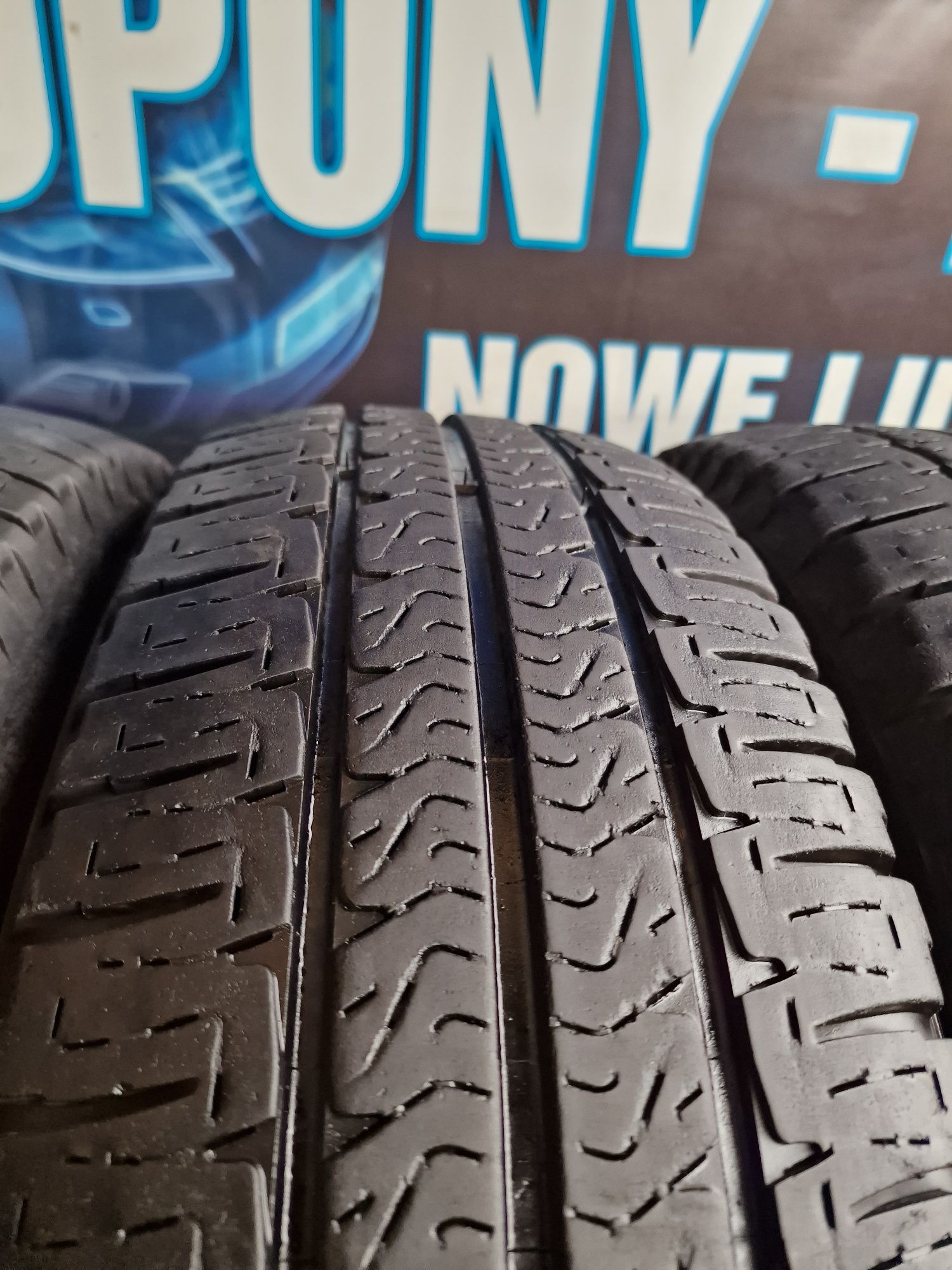 Opony letnie 225/75/16C Michelin wzmacniane Komplet 7.4mm