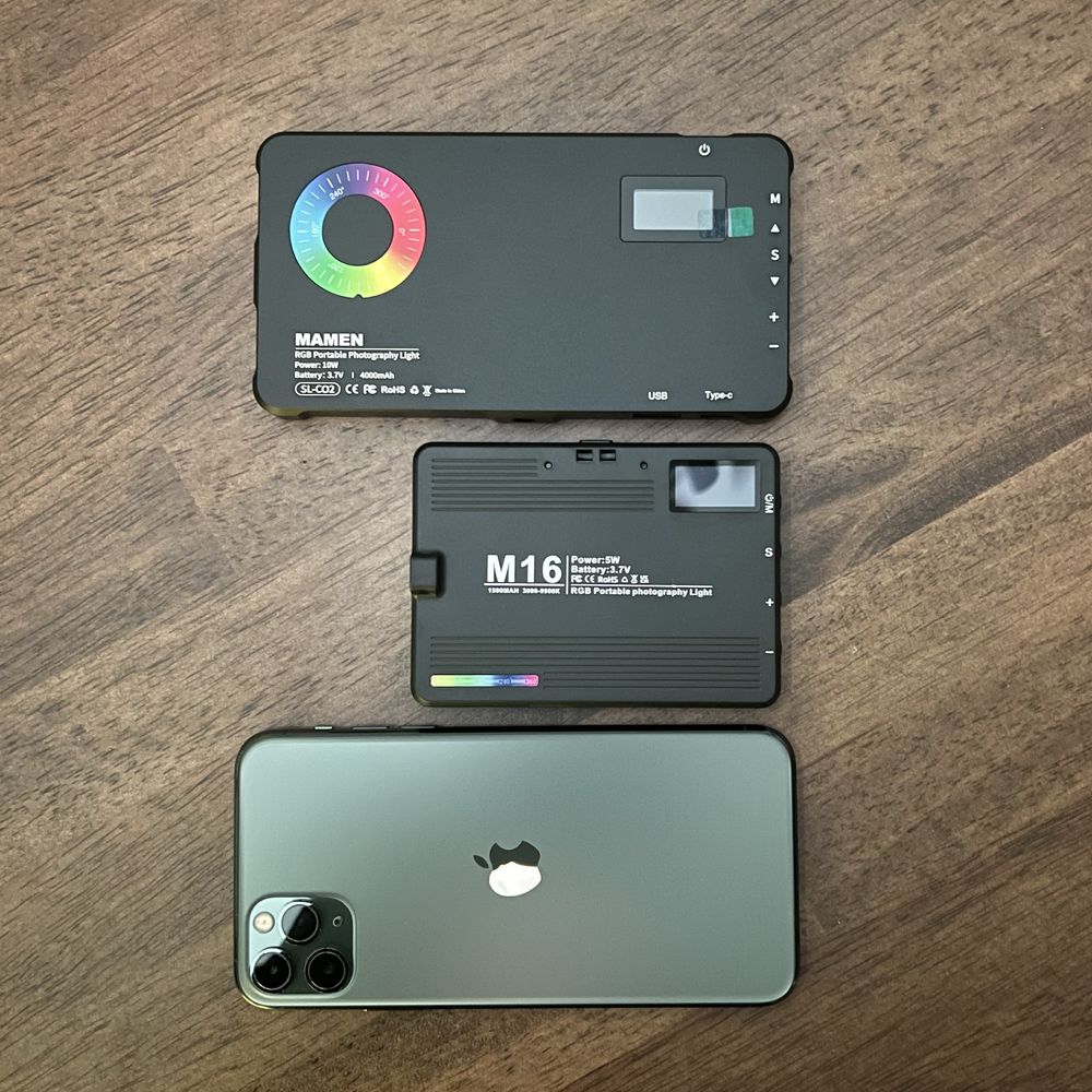 Накамерне відеосвітло M16 RGB