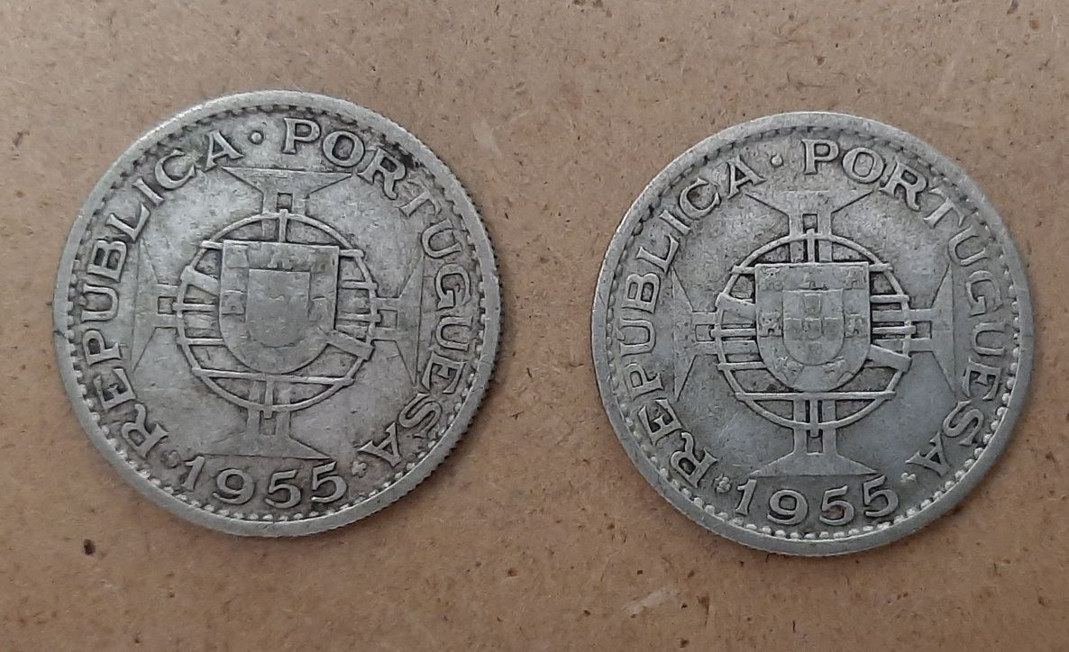 Moeda 10$ Angola 1955