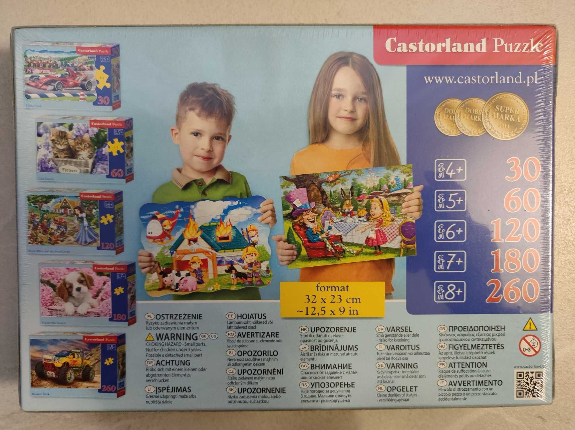 Castorland Puzzle. Jaś i Małgosia. 60 elementów.