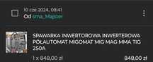 Migomat, spawarka