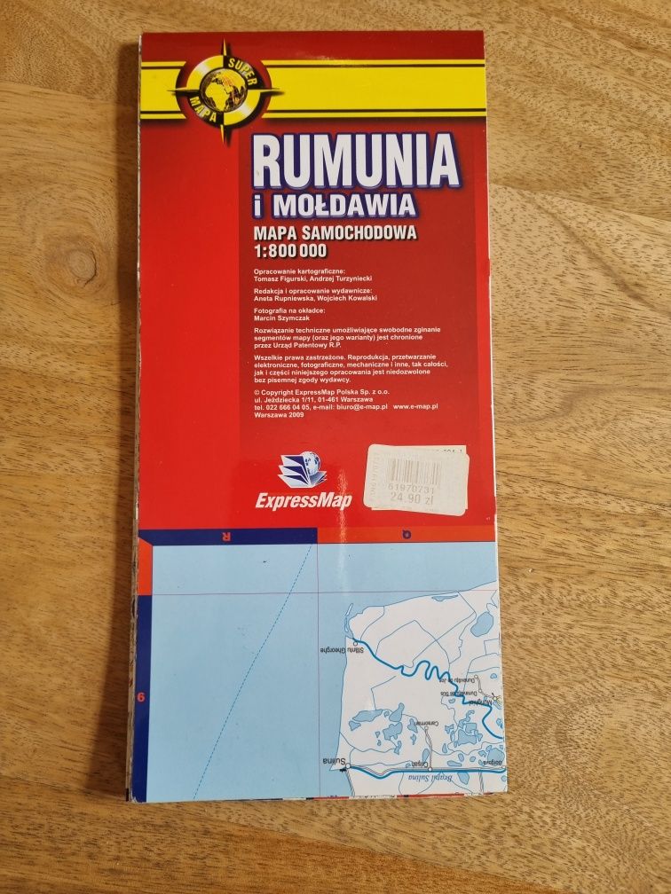 Rumunia * Mapa Rumunii