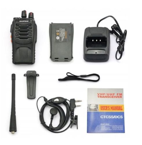 BAOFENG BF-888S UHF PMR z Radiem Rozblokowane! Okazja 4 sztuki Gwaranc