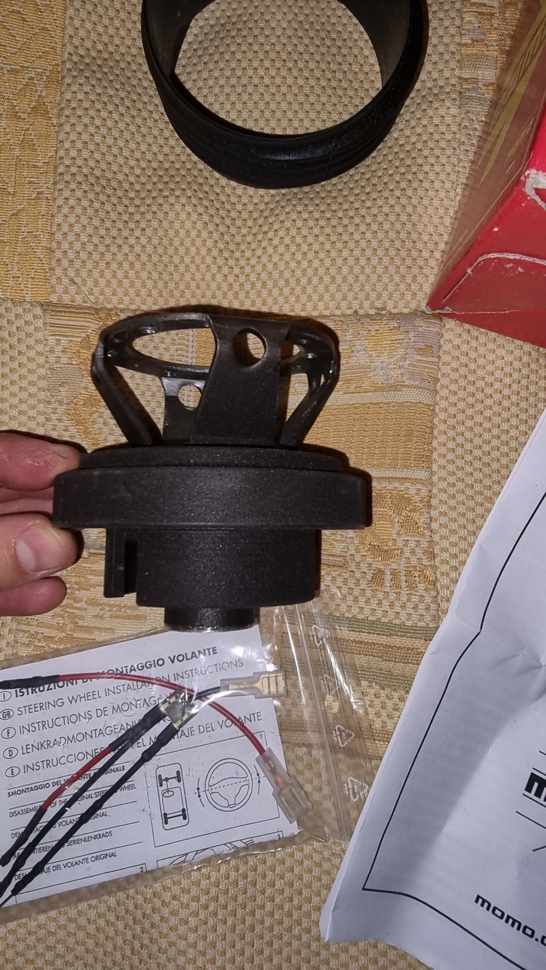 Naba MOMO peugeot 306 ph2 ph3, adapter kierownicy numer 6826 , airbag