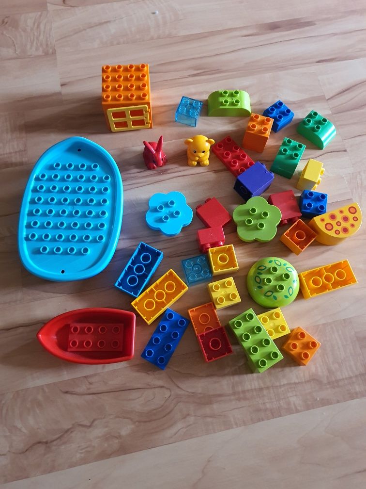 Klocki Lego Duplo Łódka Misio i Króliczek 37 sztuk