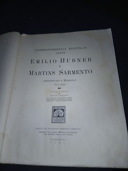 Livro de Martins Sarmento
