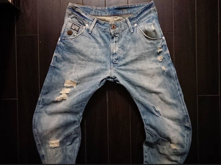 G-STAR RAW 32/32 arc 3d loose tapered markowe jeansy pas45 110dł