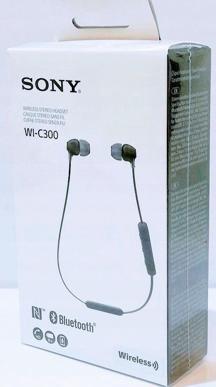 Sluchawki bluetooth sony WI-C300 dokanałowe