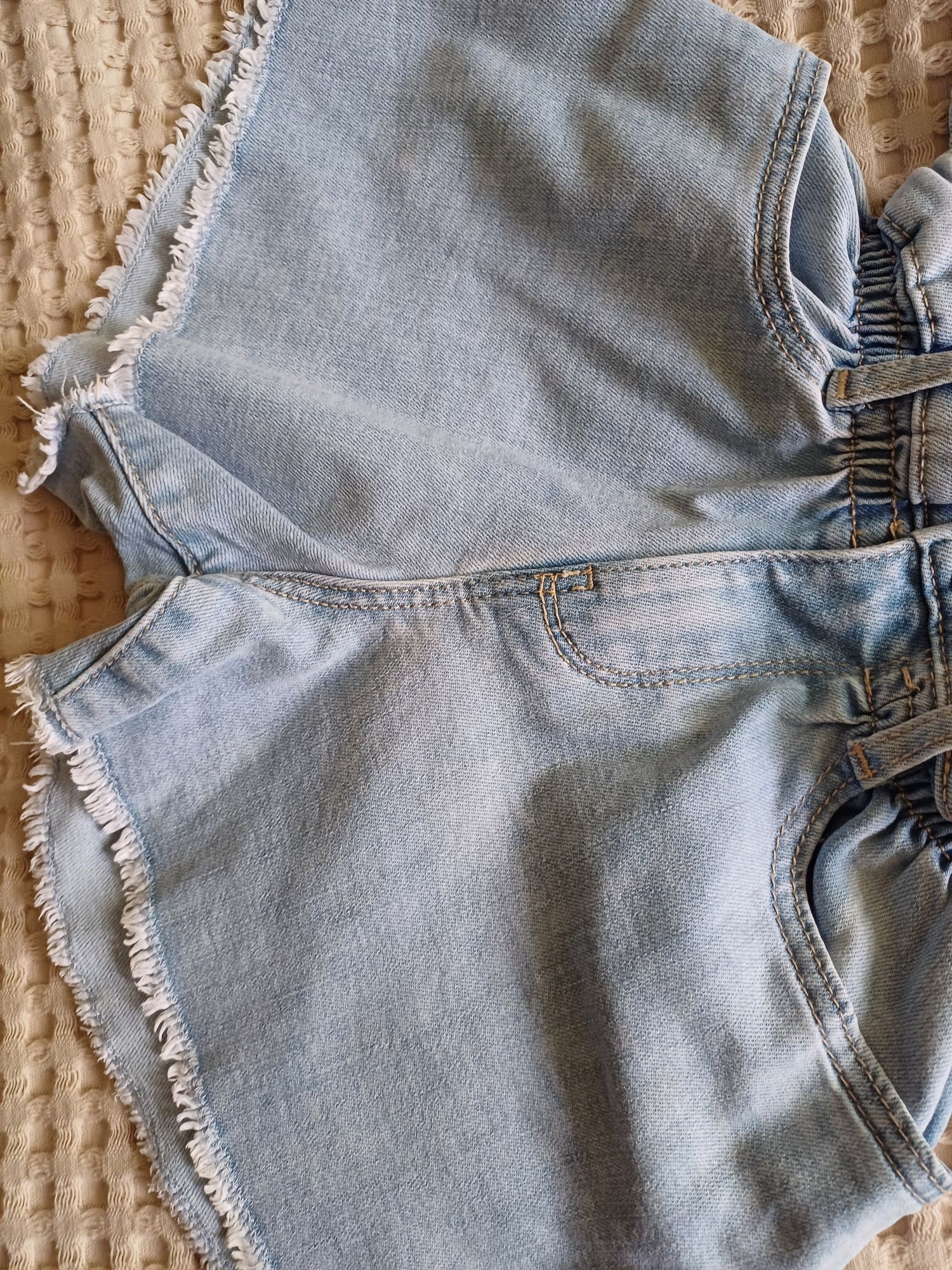Джинсовий костюм сорочка+ шорти Zara  4-5 років