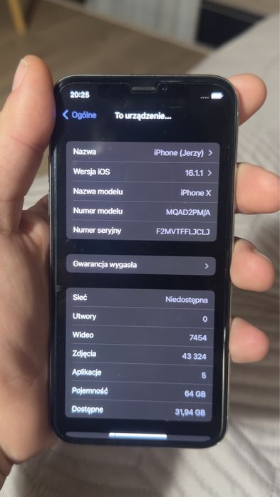 Iphone X / 10 bardzo dobry  stan