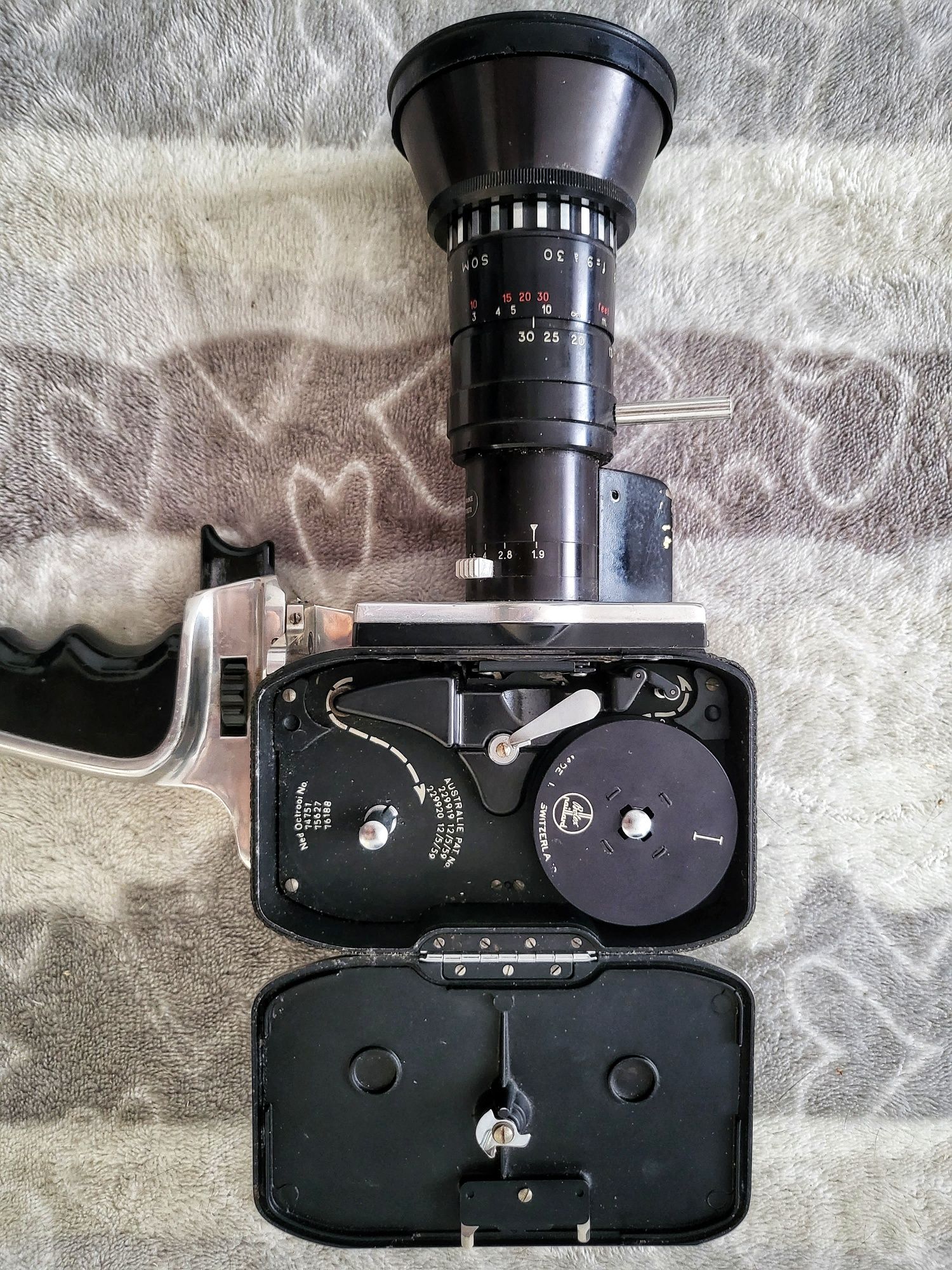 Bolex Paillard P2 Zoom Reflex com Mala vintage