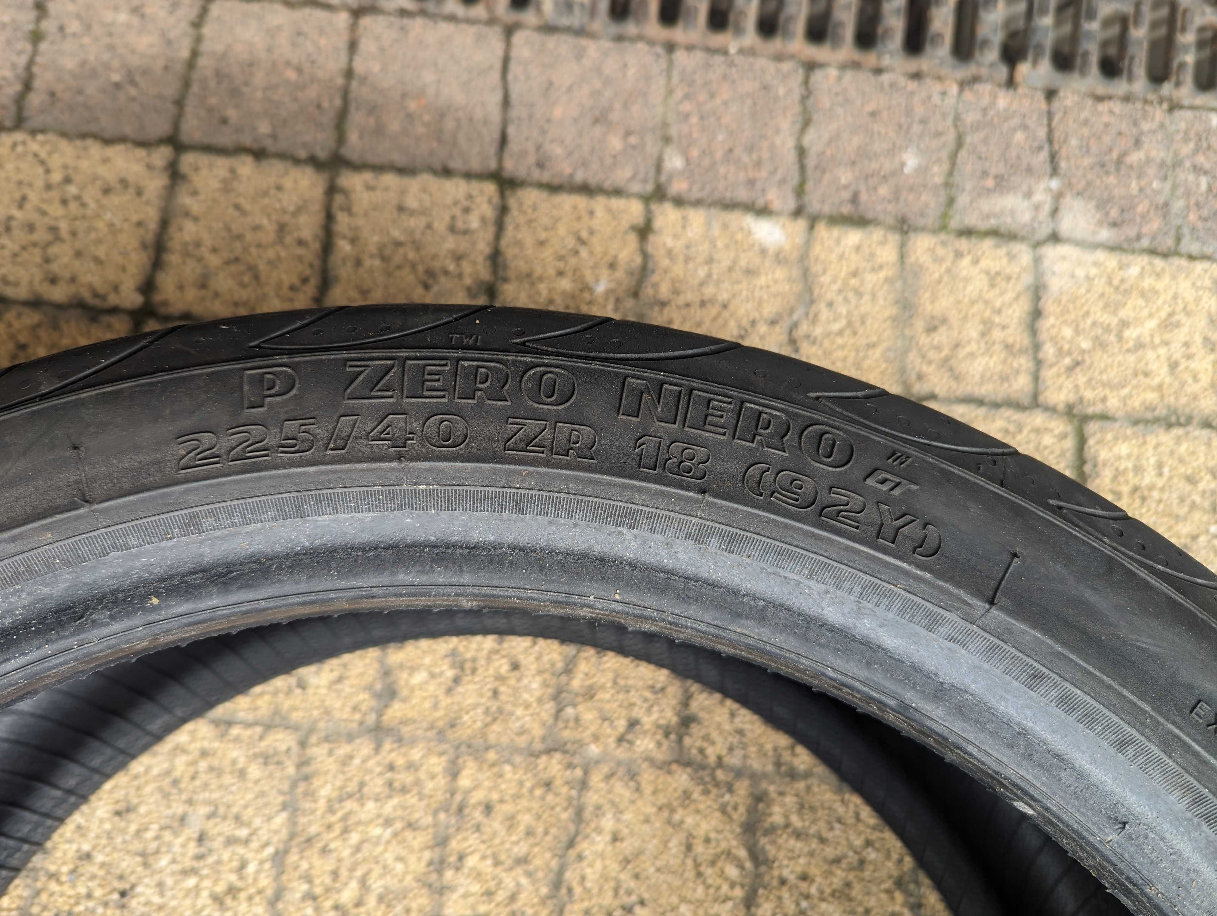 Pirelli P Zero Nero GT 225/40R18 letnia DOT 1221 5mm