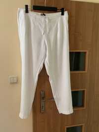 Białe spodnie XL
