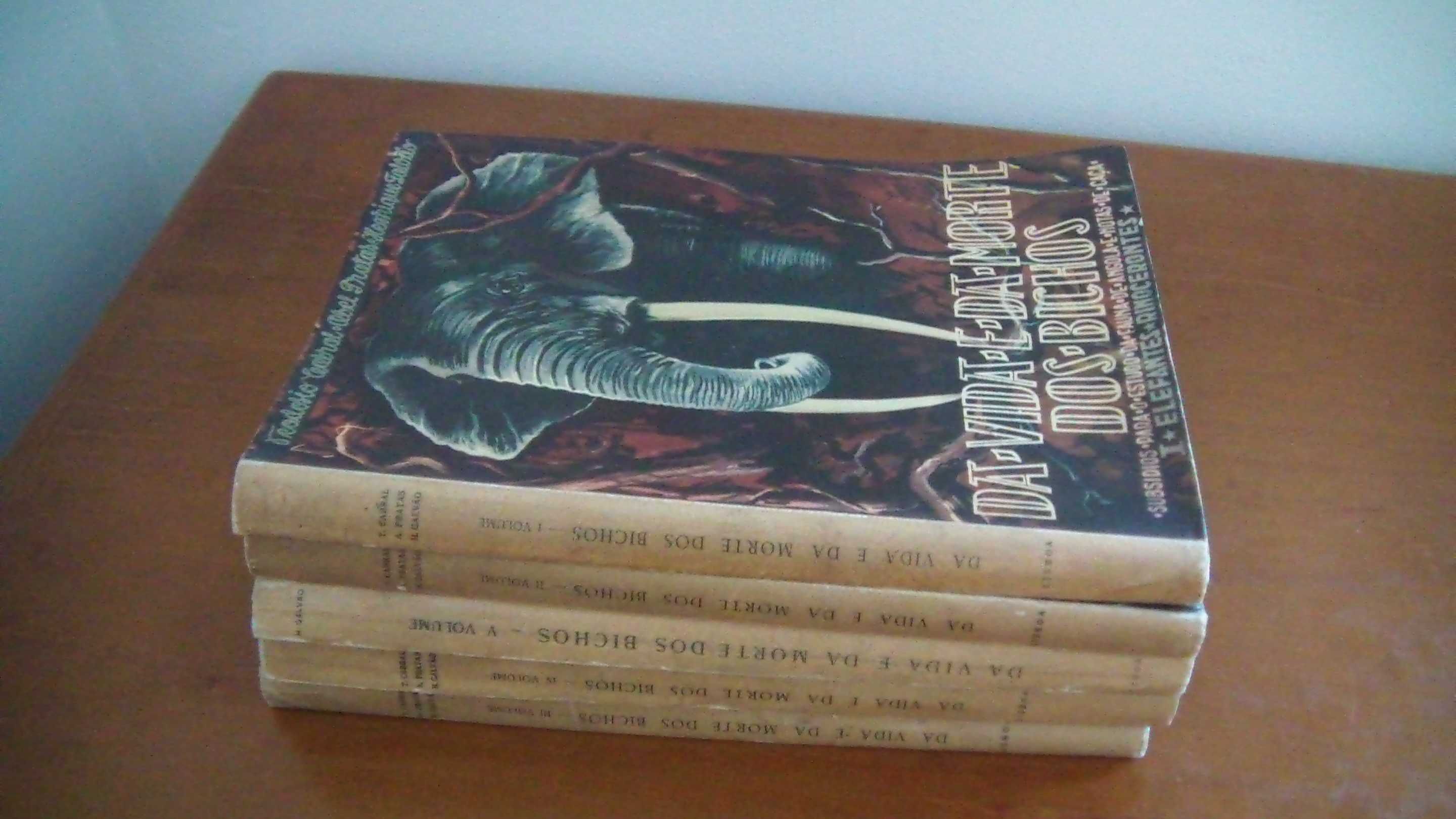 Da Vida e da Morte dos Bichos 5 vol de T.Cabral, A.Pratas, H.Galvão